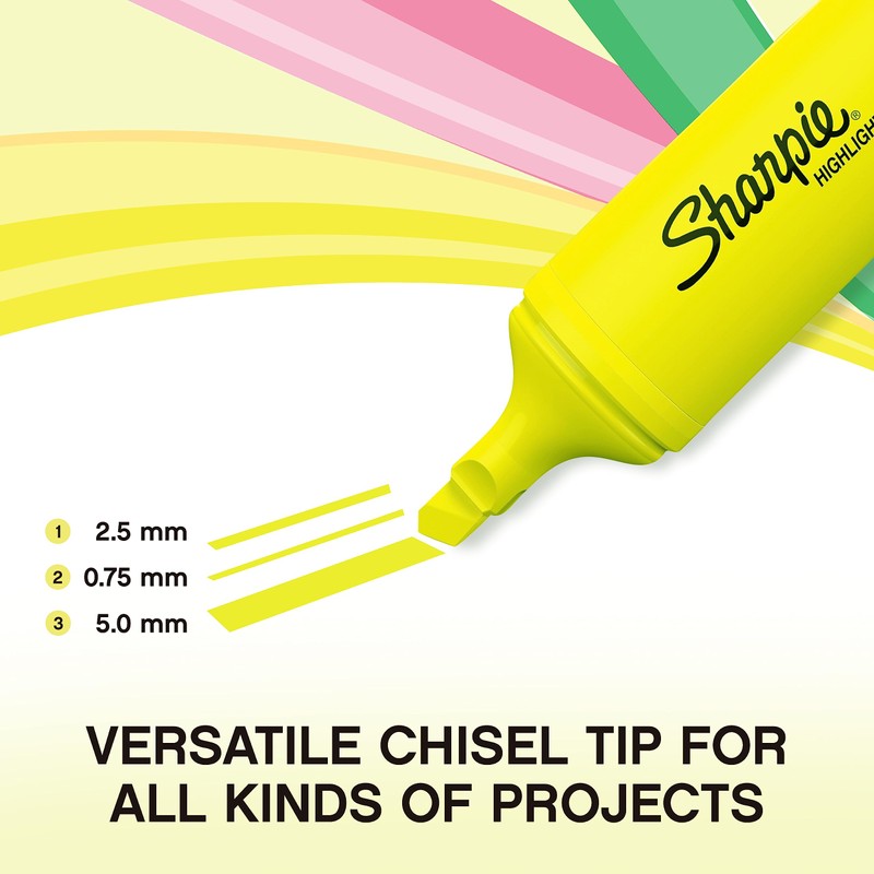 Sharpie Fluo XL Highlighters | Chisel Tip Highlighter Pens |