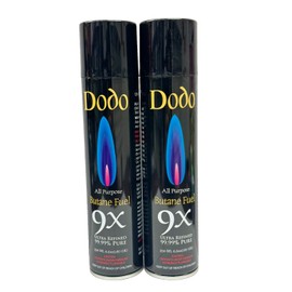 dodo 9x ULTRA REFINED DODO BUTANE FUEL ALL PURPOSE 2 PACK