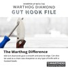 Warthog Gut Hook File - 600 Grit Diamond Rod, Ideal