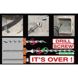 Triplex Impact Dowel - Very Quick Installation with Just One Drill of a Drill (75 Screws 6 x 40 mm)