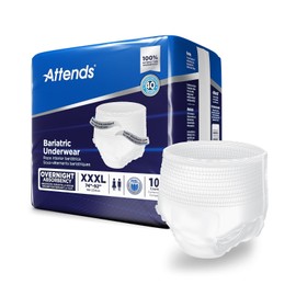 Attends Disposable Underwear 3X-Large Severe 10 Ct