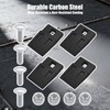 4 Pack 3 Point Auger Cutting Edge Replacement Blades with
