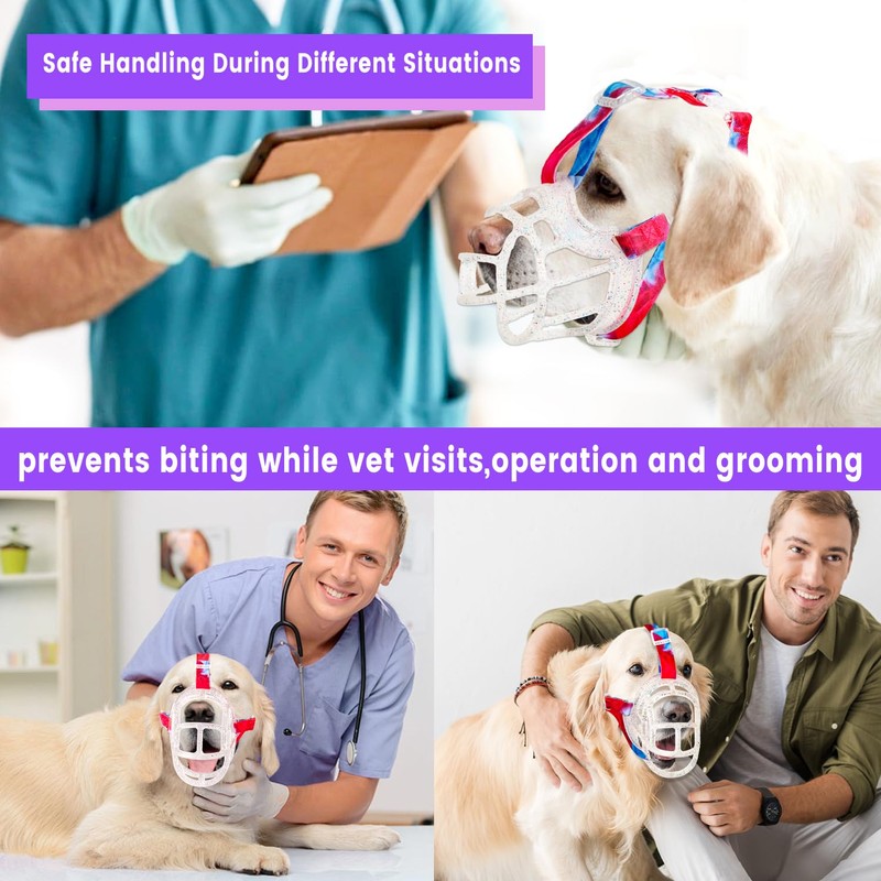 Dog Basket Muzzle for Anti Biting & Chewing, Lightweight Cage