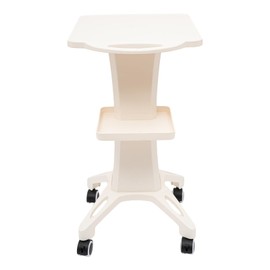 White Beauty Cart No. 7 Trolley Salon Trolley Stand Rolling Cart, Spa Cart Beauty Equipment Tool Cart with Silent Universal Wheels, Beauty Salon Trolley Cart for Beauty Salons, Studio, 37x45x72cm