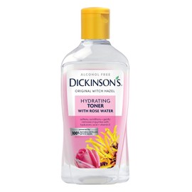 Dickinson's Enhanced Witch Hazel Moisturizing Toner with Rosewater Alcohol Free 98% Natural Formula 16 lbs Oz (1 Pack) Size / 로즈워터 알코올 프리 98% 천연 포뮬러 16파운드 오즈(1팩)를 함유한 디킨슨의 향상된 위치 헤이즐 수분 토너 Size
