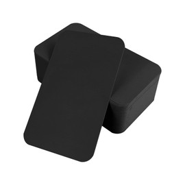 100 Pcs Small Note Cards Note Business Cards Thanksgiving Message Gift Business Message (Black)