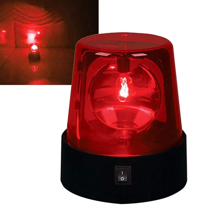 LED 360 Rotating DJ Flashing Stage Effect Battery Powered Strobe