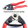 Loriusy Stainless Cable Cutter, 5/32" Steel Wire Cutter, Rope Cutter,