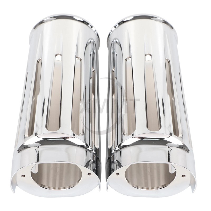 Unbranded 2" Extend Fork Cans Boots Cover For Harley Touring