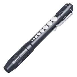GING Pen White Light Flashlight D12W Portable focusable Pocket Flashlights with Clip for Tactical Pen Light,Indoor Outdoor Lighting，Nurses & Medical Use