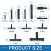 A ABSOPRO Automotive Vacuum Hose Connector Assortment Kit(Set of 113)