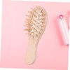 Gatuida Natural Beech Wooden Paddle Hair Brush Ergonomic Scalp Massage
