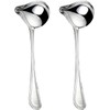Pack of 2 Soup Ladles, Stainless Steel, Sauce Spoons, Dishwasher