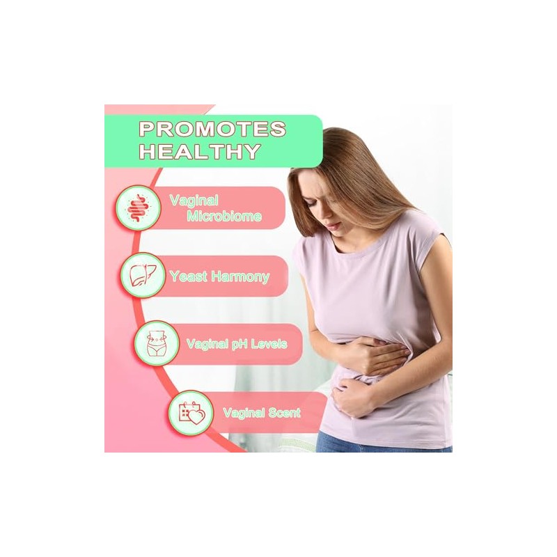 URO Probiotic 60 Cápsulas Para Higiene Femenina libre de gluten