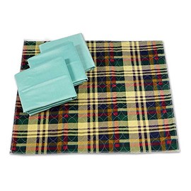 Sofnit 300 Washable Underpad, Tartan Plaid, 18x24 in., Each