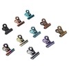 10pcs Colored Hinge Clips Dustproof Rustproof Electroplated Metal Hinge Clips