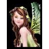 Fantasy Elves Figurine in Green Dress 11 cm Fairy