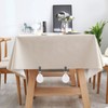 6Pcs Tablecloth Weights Marble Stainless Steel Small Size Waterproof Rustproof