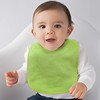 Neat Solutions 8 Pack Multi-Color Solid Knit Terry Feeder Bib,