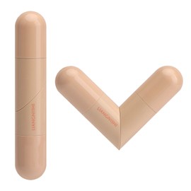 2 Stück (Schwarz + Braun) Eyeliner-Stempel,Doppelkopf Eyeliner Stempel Set Smudge Resistant Formula Quick Dry Ink Black Color Ideal für Partys, Reisen, Workdays, Weddings