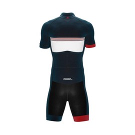 Ryder Denim Speed Suit Short Sleeve Time Trial Cycling Bike for Men Size L