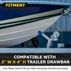 Boat Trailer Winch Post with 1200LB Boat Winch Compatible with
