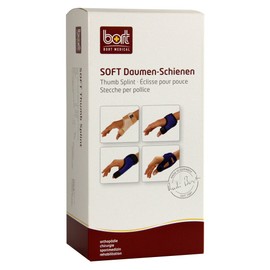 Bort 112720 Small Skin Soft Thumb Splint, Long, Small, Beige