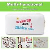Makeup Lover Gifts Wake up and Make up Cosmetic Bag