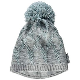 Sterntaler Baby Girls' Knitted Hat, silver mel.