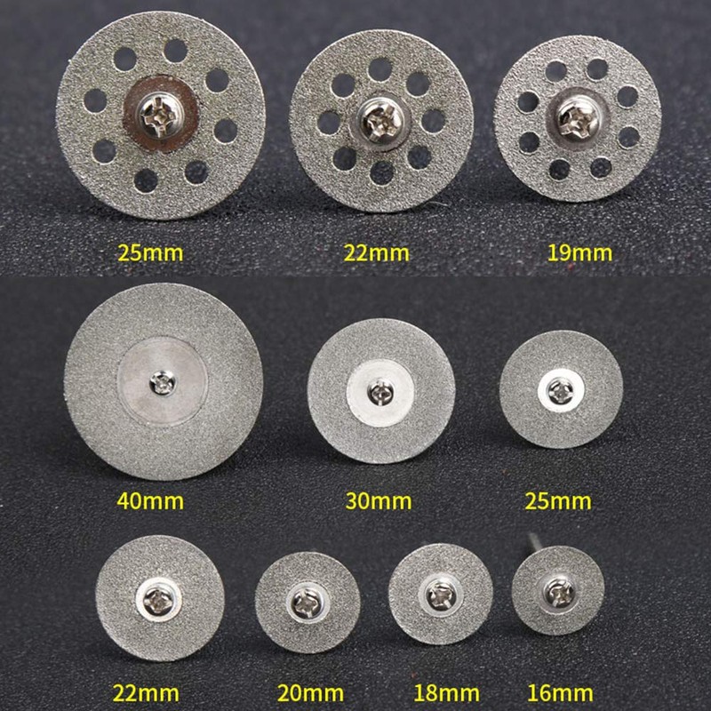 Diamond Cutting Wheel, 10PCS 1/8" Diamond Cutting Discs Cut-Off Wheel