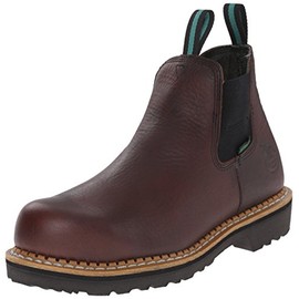 Georgia Boot Men's Giant Romeo Meel Toe Work, Soggy Brown, 10.5 W US