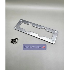 Fender Jazz Bass Neck Pickup Aluminum Ring with holes and mounting hardware