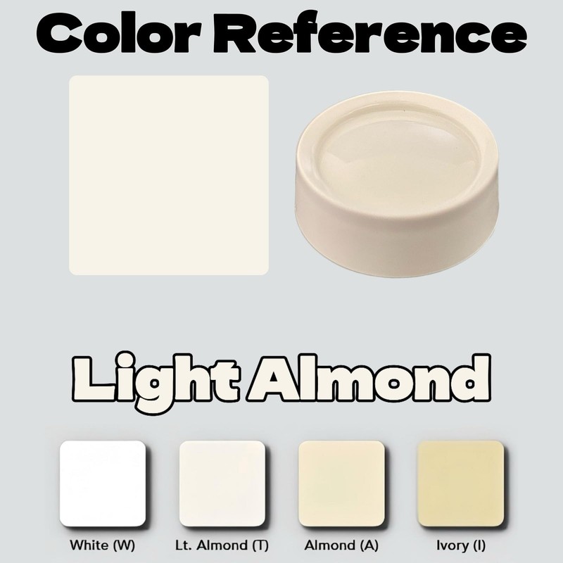 26115-T Round Fan Control Light Dimmer Switch Knob, 0.25 Inch