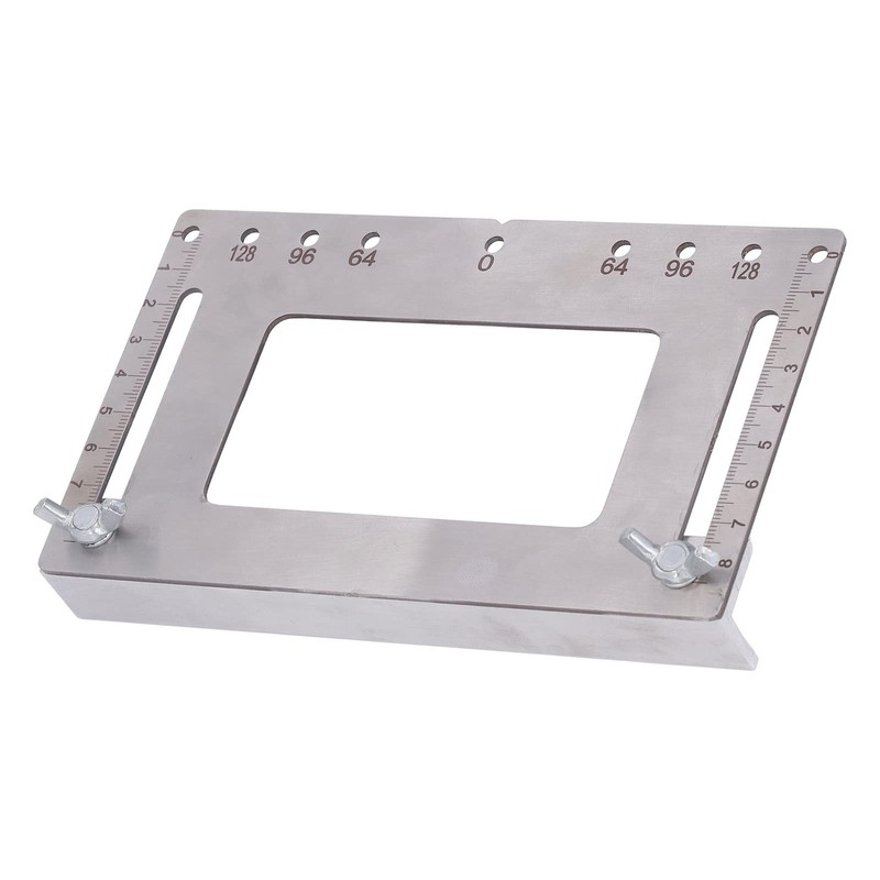 Cabinet Hardware Jig Stainless Steel Furniture Handle Punch Locator with