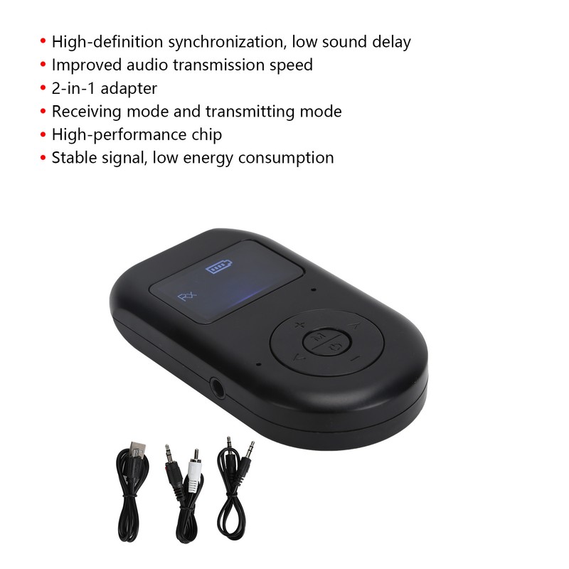 2 in 1 Bluetooth 5.0 Adapter Receiver Transmitter Audio Adapter