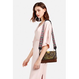 Crossbody Bag for Women Leather Vintage Satchels Shoulder Bag Womens Medium Purse Brown