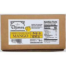 Chimes Mango Ginger Chews, 16 Ounce (Pack of 1)