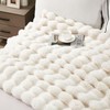 DREAMNINE Oversized Soft Thick Fuzzy Faux Rabbit Fur Throw Blanket
