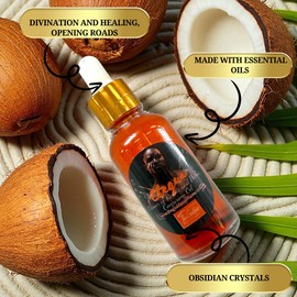 The Goddess of Flame The Goddess of Flame C Elegua Oil (1 oz) | Road Opening, Protection & Opportunity Conjure Oil | Hoodoo, Santera, If, Pagan, Wiccan Ritual Anointing Oil (Elegua)