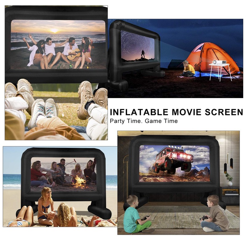 OUTTOY 14 FT Inflatable Movie Screen Blow up Mega Movie