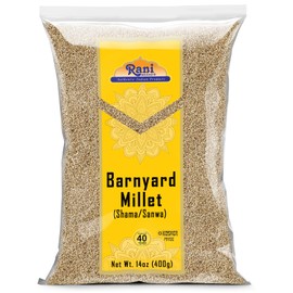 Rani Barnyard Millet (Echinochloa Esculenta Frumantacea) Whole Ancient Grain Seeds 14oz (400g) ~ All Natural | Gluten Friendly | NON-GMO | Kosher | Vegan | Indian Origin | Shama/Sanwa