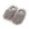 Unisex Fuzzy Faux Fur Slippers, Women's Fluffy Long Hair Sheep