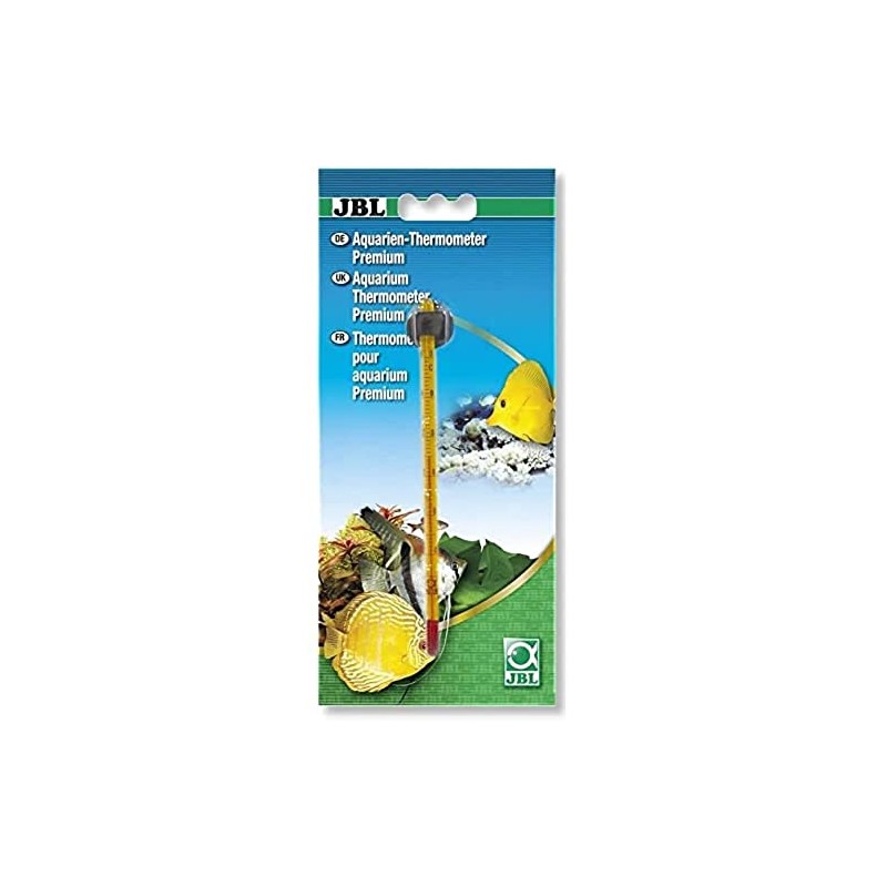 JBL Aquarium Thermometer Premium, Slim glass precision thermometer