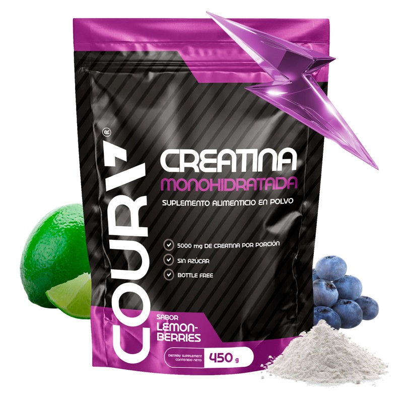 COURA Creatina Monohidratada en Polvo - Fuerza y Resistencia 450g