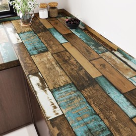 Wallderful Self Adhesive Weathered Butcher Block Wood Contact Paper Vintage