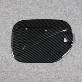 RQING for Ford F-150 2021 2022 2023 2024 2025 F150 Fuel Gas Tank Cap Cover Trim Carbon Fiber Pattern