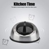 Kitchen Timer, Stainless Steel Kitchen Timer, Mechanical Wind-Up Timer, 60