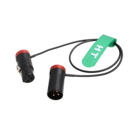 HangTon Audio Cable for Mic Camera Sound Devices 888 633 Zaxcom Zoom Audio Recorder Low-Profile XLR 3 Pin Male to Female Red 20"