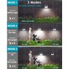 kolpop Solar Lights Outdoor 2 Pack, 140LED/3 Modes Motion Sensor