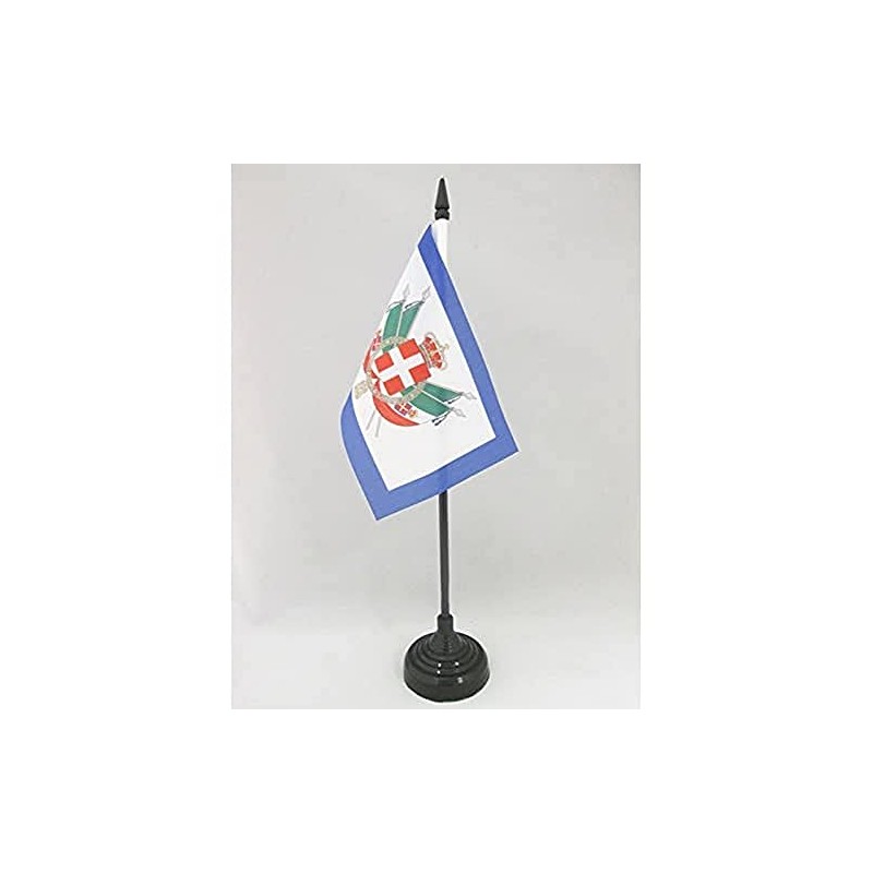 AZ FLAG - Table Flag Arms Kingdom of Italy 1861-1870